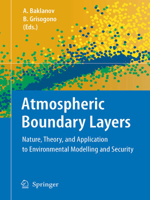 cover image of Atmospheric Boundary Layers